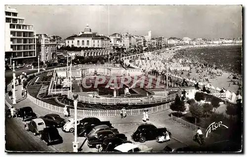 Cartes postales Les sables d Olonne La plage et la piscine