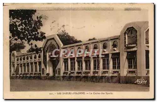 Cartes postales Les sables d Olonne le casino des sports