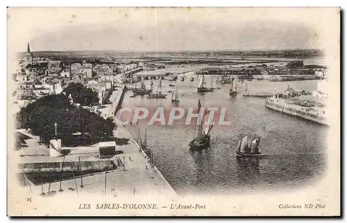 Cartes postales Les sables d Olonne l avant port