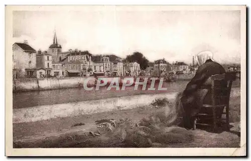 Cartes postales Les sables d Olonne le chenal et la chaume