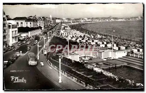 Cartes postales Les sables d olonne 12 la plage the beach