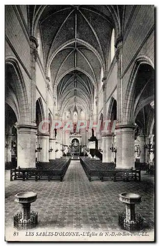 Cartes postales Les sables d Olonne L eglise de ND de bon port