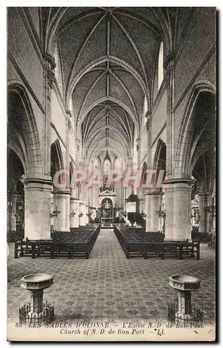 Cartes postales Les sables d Olonne l Eglise n d de bon port church of n d bon port