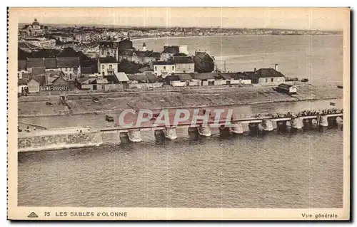 Cartes postales Les sables d Olonne vue generale