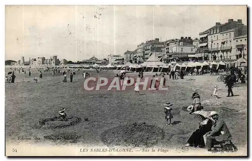 Cartes postales Les sables d Olonne sur la plage