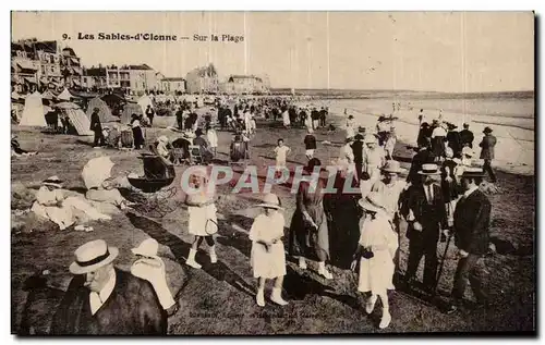 Cartes postales Les sables d Olonne sur la plage