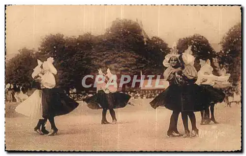 Cartes postales Les sables d Olonne danses sablaises Folklore Costume