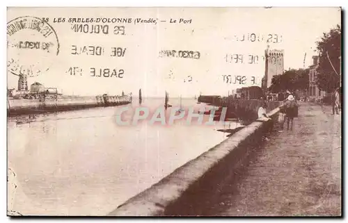 Cartes postales Les sables d Olonne le port