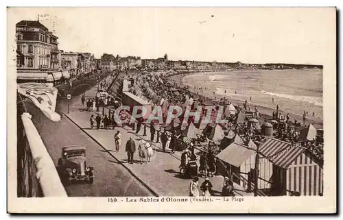 Cartes postales Les sables d Olonne la plage