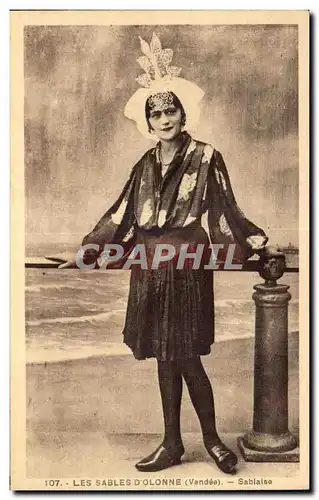 Cartes postales Les Sables d Olonne vendee Sablaise Folklore Costume