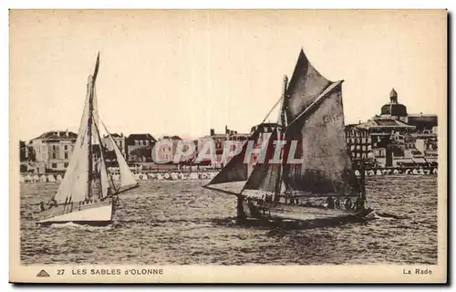 Ansichtskarte AK Sables d Olonne Bateaux