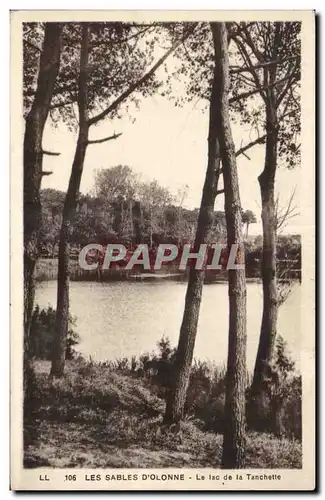 Ansichtskarte AK Sables d olonne Le lac de la Tanchette