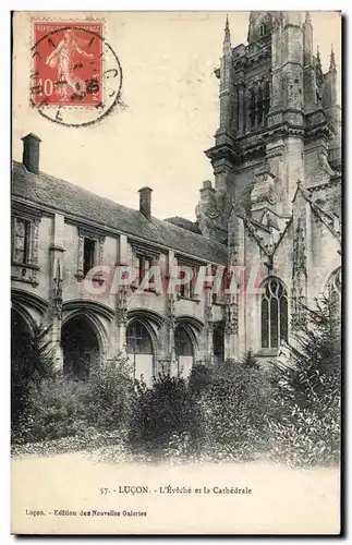 Cartes postales Lucon L evche et la Cathedrale