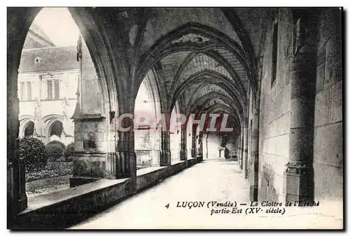 Cartes postales Lucon Vendee le cloitre de l eveche