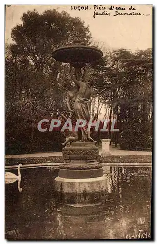 Cartes postales Lucon Vendee Prece d Eau du Jardin Dumaine