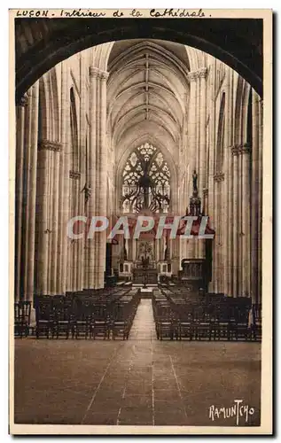 Cartes postales Lucon interieurs de la cathedrale