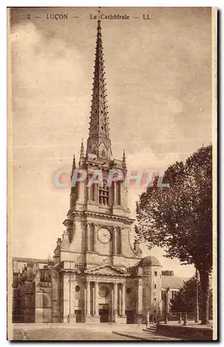 Cartes postales Lucon la catherale