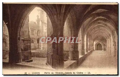 Cartes postales Lucon plals de i Eveche galerie du cloitre