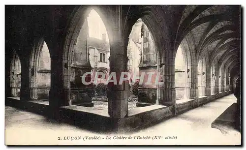 Cartes postales Lucon le cloitre de i eveche