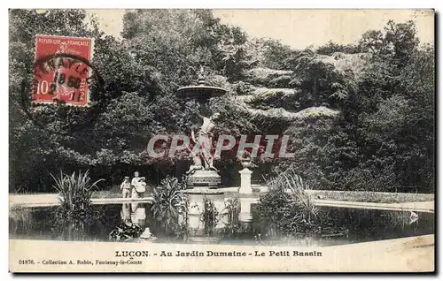 Cartes postales au jardin dumaine le petit bassin