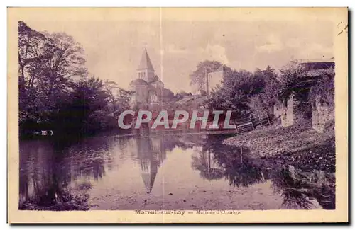 Ansichtskarte AK Mareuil sur lay Matine d octobre