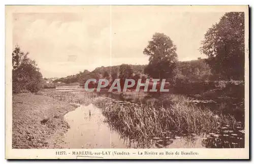 Cartes postales Mareuil sur Lay La riviere au bois de beaulieu