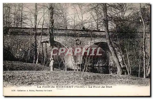 Cartes postales La fovet de mervent vandes le pont de diet