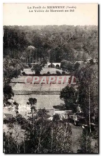 Cartes postales La foret de mervent Vendee la vallee de mervent en ete