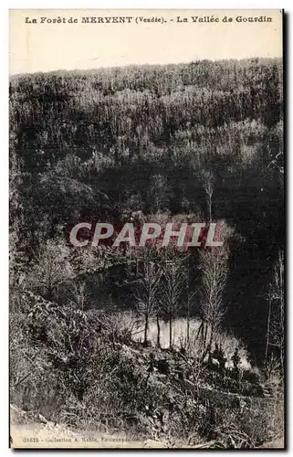 Cartes postales Le fort de mervent vendee La vallee de gourdin