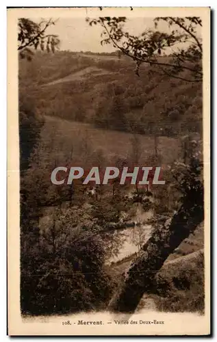 Cartes postales Morvent vallee des deux eaux