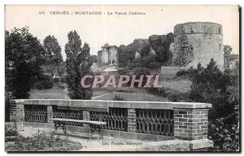 Ansichtskarte AK Vendee Mortagne Le Vieux Chateau