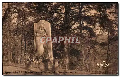 Cartes postales Mouchamps Tombe de Clemenceau