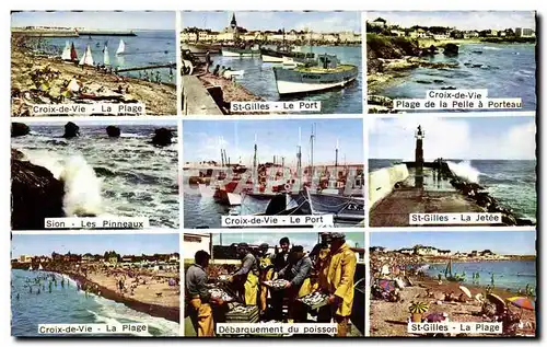 Cartes postales St Gilles Croix de Vie Le Port