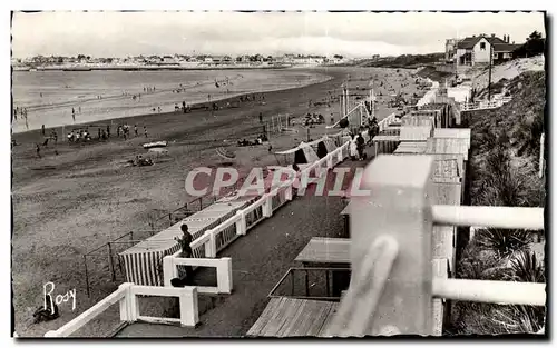 Cartes postales Saint gilles sur vie ensemble de la plage