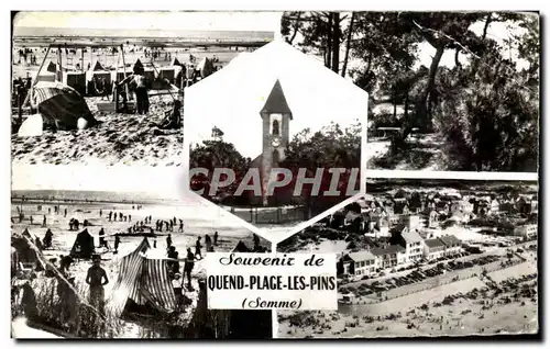 Cartes postales Quend plage les pins Somme