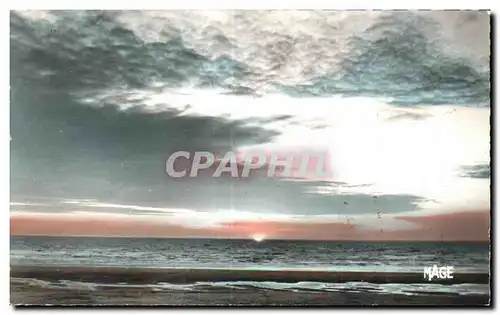 Cartes postales Quend Plage les Pins Somme Coucher de Soleil