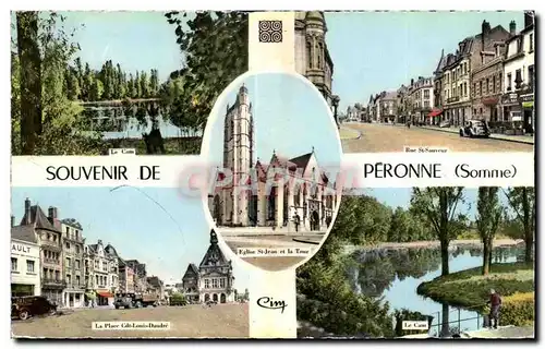 Cartes postales moderne Souvenir de Peronne Somme