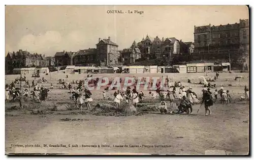 Cartes postales Onival La Plage Enfants