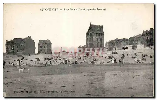 Cartes postales Onival Sue le sable a maree basse