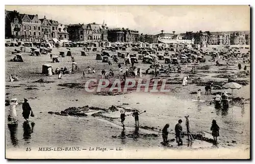 Cartes postales Mers Les Bains La Plage