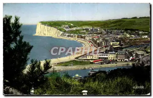 Cartes postales Mers Les Bains Somme Vue generale prise du Treport