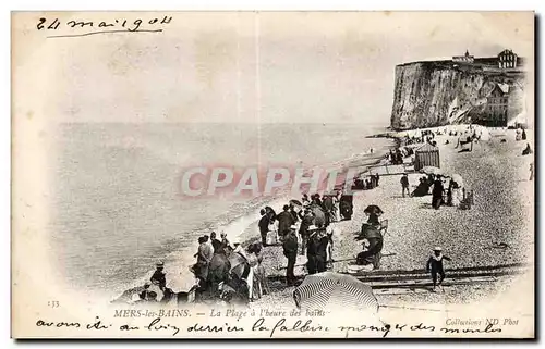 Cartes postales Mers Les Bains La Plage a l heure des bains