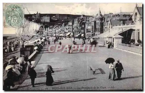 Ansichtskarte AK Mers sur Mers La Promenade de la Plage