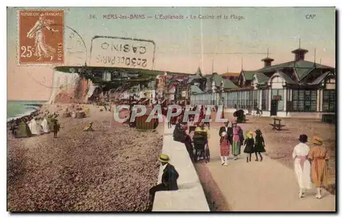 Ansichtskarte AK Mers les Bains l Esplanade le Casino et la Plage