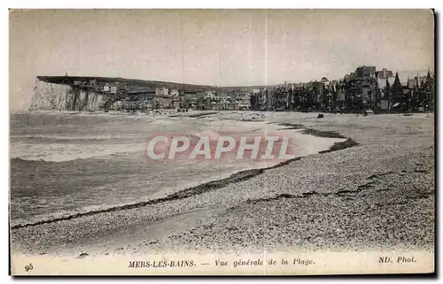 Cartes postales Mers les Bains les Vue Generale de la Plage