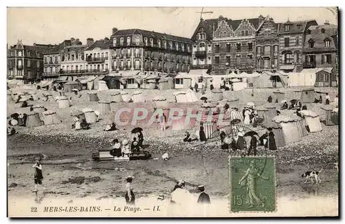 Cartes postales Mers les Bains la Plage