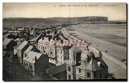 Cartes postales Mers les Bains et le Treport Vue Generale