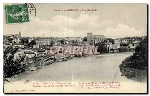 Ansichtskarte AK Le Tarn Gaillac Vue Generale