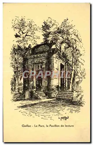 Cartes postales Gaillac le Parc le Pavillon de Lecture