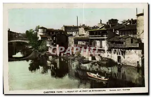 Ansichtskarte AK Castres l Agout et le Pont de Strasbourg